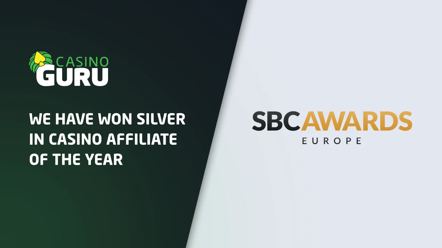 Casino Guru takes Silver in SBC Awards Europe's Casino Affiliate of the Year