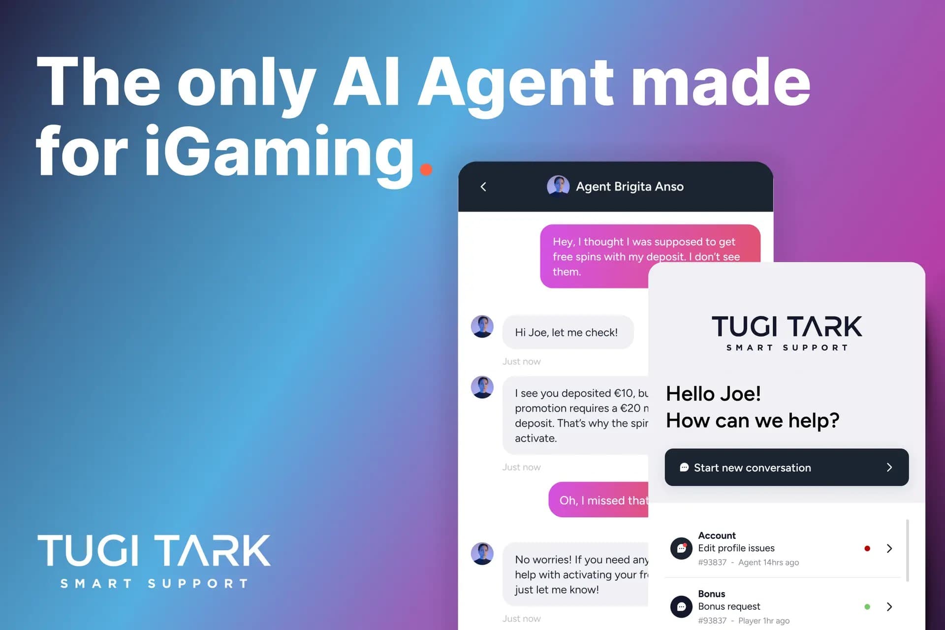 Tugi Tark Launches AI Customer Service Sandbox for Operators - General iGaming news